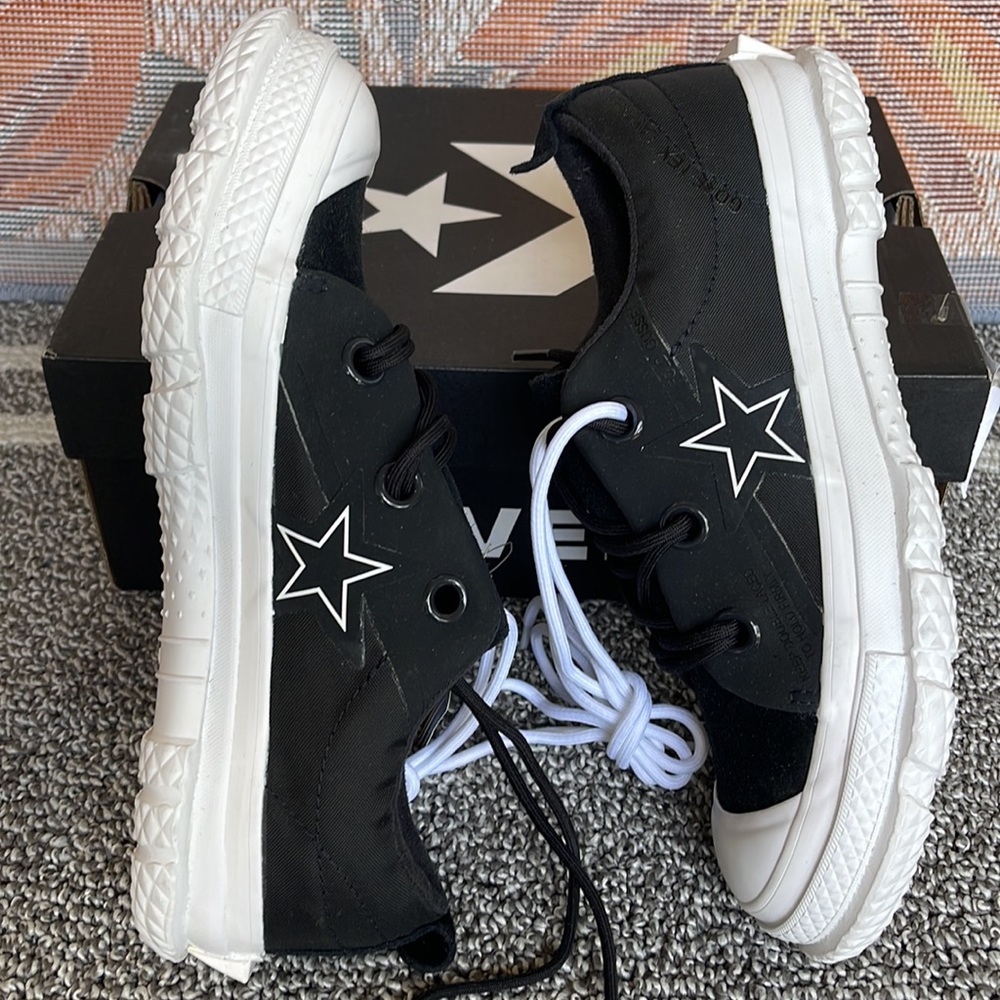 Converse WMNS 163178C
ONE STAR MC18 OX BLACK/WHITE/WHITE Sneakers - Picture 12 of 16